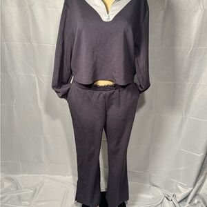 Sincerely Jules Charcoal Gray Track Pants